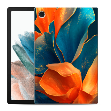 Силиконовый чехол на Samsung Galaxy Tab A8 10.5 (2021) с принтом Цветы
