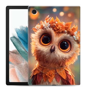 Силиконовый чехол на Samsung Galaxy Tab A8 10.5 (2021) с принтом Милая сова