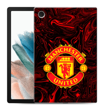 Силиконовый чехол на Samsung Galaxy Tab A8 10.5 (2021) с принтом Manchester United