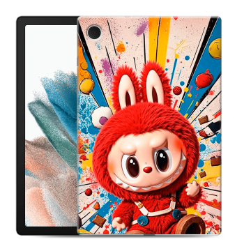 Силиконовый чехол на Samsung Galaxy Tab A8 10.5 (2021) с принтом Labubu Лабубу Силиконовый чехол на Samsung Galaxy Tab A8 10.5 (2021) с принтом Labubu Лабубу