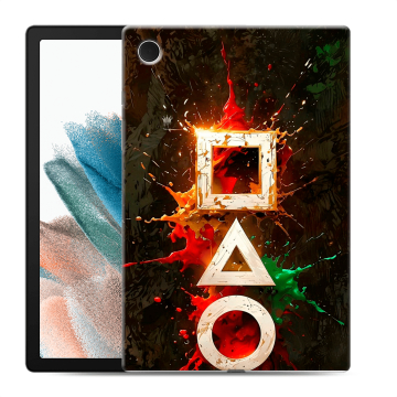 Силиконовый чехол на Samsung Galaxy Tab A8 10.5 (2021) с принтом Squid Game Игра кальмара Силиконовый чехол на Samsung Galaxy Tab A8 10.5 (2021) с принтом Squid Game Игра кальмара