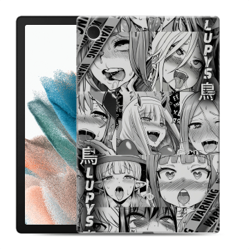 Силиконовый чехол на Samsung Galaxy Tab A8 10.5 (2021) с принтом Ahegao Ахегао Аниме