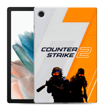 Силиконовый чехол на Samsung Galaxy Tab A8 10.5 (2021) с принтом Counter Strike Силиконовый чехол на Samsung Galaxy Tab A8 10.5 (2021) с принтом Counter Strike