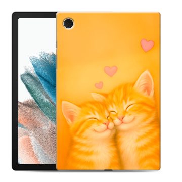 Силиконовый чехол на Samsung Galaxy Tab A8 10.5 (2021) с принтом Милые котята Силиконовый чехол на Samsung Galaxy Tab A8 10.5 (2021) с принтом Милые котята