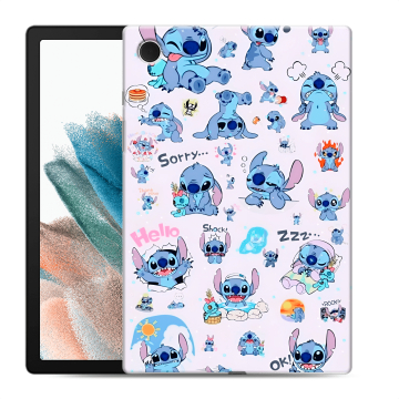 Силиконовый чехол на Samsung Galaxy Tab A8 10.5 (2021) с принтом Лило и Стич