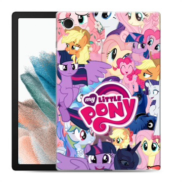 Силиконовый чехол на Samsung Galaxy Tab A8 10.5 (2021) с принтом My little pony Дружба чудо
