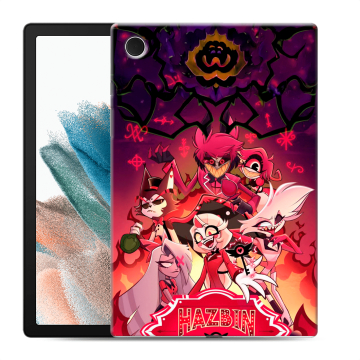 Силиконовый чехол на Samsung Galaxy Tab A8 10.5 (2021) с принтом Hazbin Hotel Отель Хазбин Силиконовый чехол на Samsung Galaxy Tab A8 10.5 (2021) с принтом Hazbin Hotel Отель Хазбин