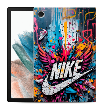 Силиконовый чехол на Samsung Galaxy Tab A8 10.5 (2021) с принтом Nike Найк Силиконовый чехол на Samsung Galaxy Tab A8 10.5 (2021) с принтом Nike Найк