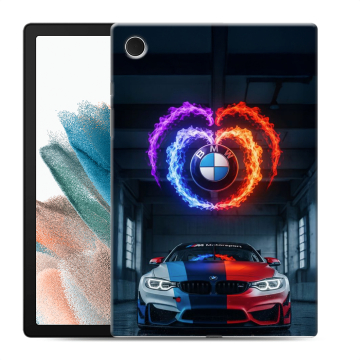 Силиконовый чехол на Samsung Galaxy Tab A8 10.5 (2021) с принтом BMW БМВ Силиконовый чехол на Samsung Galaxy Tab A8 10.5 (2021) с принтом BMW БМВ