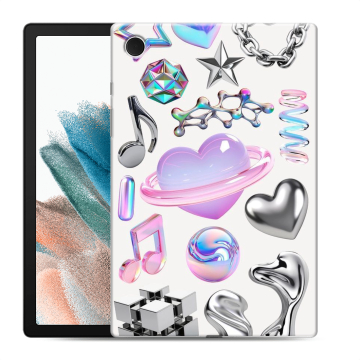 Силиконовый чехол на Samsung Galaxy Tab A8 10.5 (2021) с принтом Y2K Силиконовый чехол на Samsung Galaxy Tab A8 10.5 (2021) с принтом Y2K