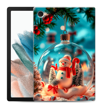 Силиконовый чехол на Samsung Galaxy Tab A8 10.5 (2021) с принтом Новый год
