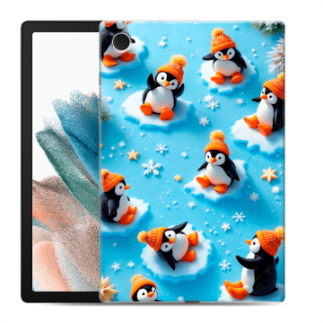 Силиконовый чехол на Samsung Galaxy Tab A8 10.5 (2021) с принтом Новый год