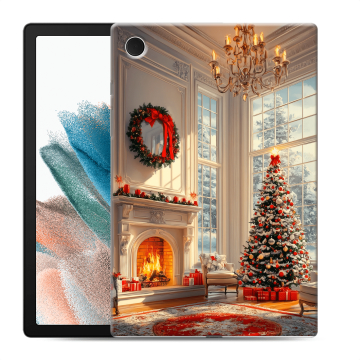 Силиконовый чехол на Samsung Galaxy Tab A8 10.5 (2021) с принтом Новый год