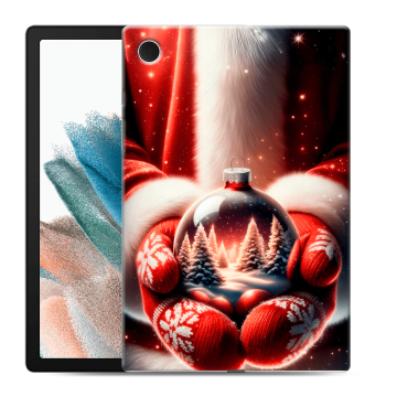 Силиконовый чехол на Samsung Galaxy Tab A8 10.5 (2021) с принтом Новый год