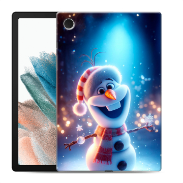 Силиконовый чехол на Samsung Galaxy Tab A8 10.5 (2021) с принтом Новый год