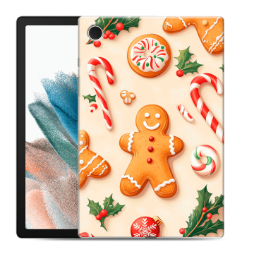 Силиконовый чехол на Samsung Galaxy Tab A8 10.5 (2021) с принтом Новый год
