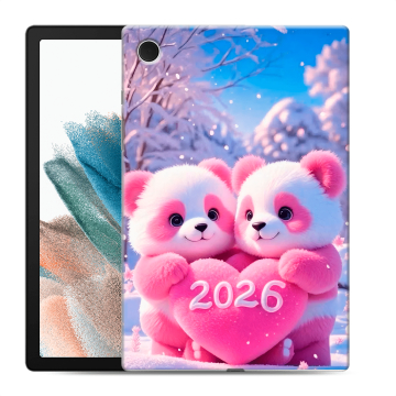 Силиконовый чехол на Samsung Galaxy Tab A8 10.5 (2021) с принтом Новый год