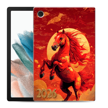 Силиконовый чехол на Samsung Galaxy Tab A8 10.5 (2021) с принтом Новый год