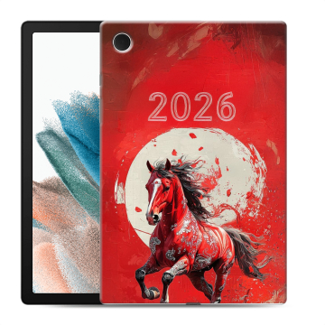 Силиконовый чехол на Samsung Galaxy Tab A8 10.5 (2021) с принтом Новый год