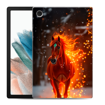 Силиконовый чехол на Samsung Galaxy Tab A8 10.5 (2021) с принтом Новый год