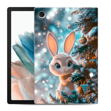 Силиконовый чехол на Samsung Galaxy Tab A8 10.5 (2021) с принтом Новый год