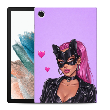 Силиконовый чехол на Samsung Galaxy Tab A8 10.5 (2021) с принтом женский