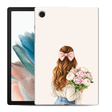 Силиконовый чехол на Samsung Galaxy Tab A8 10.5 (2021) с принтом женский Силиконовый чехол на Samsung Galaxy Tab A8 10.5 (2021) с принтом женский