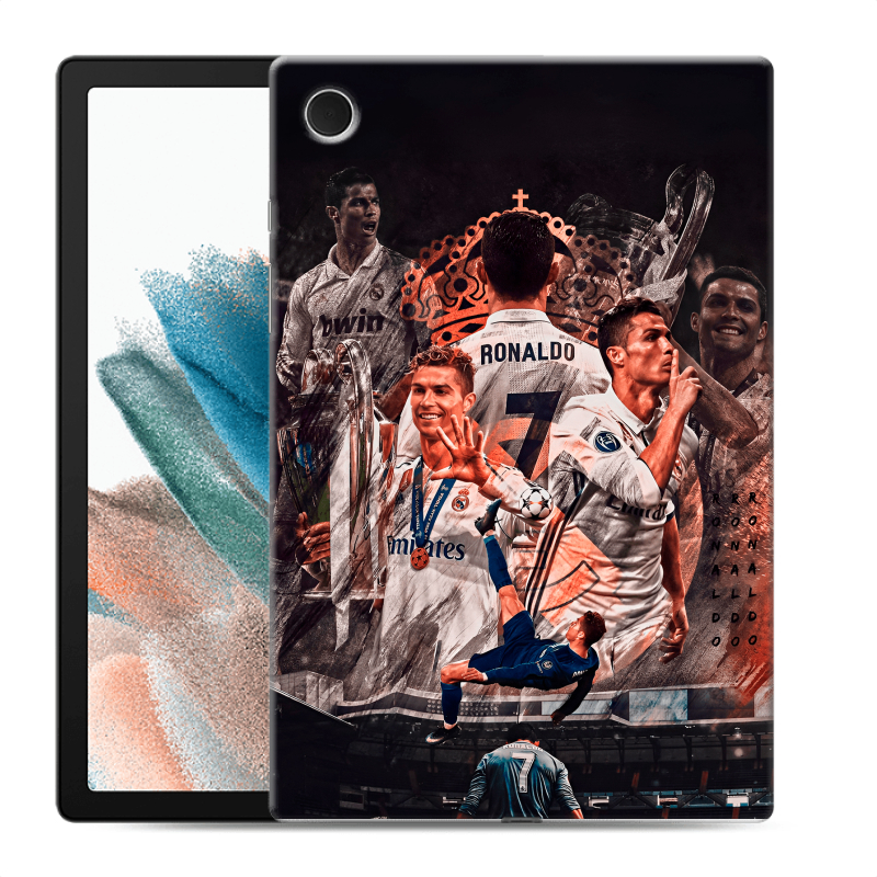 Силиконовый чехол на Samsung Galaxy Tab A8 10.5 (2021) с принтом Реал Роналдо Real Ronaldo Силиконовый чехол на Samsung Galaxy Tab A8 10.5 (2021) с принтом Реал Роналдо Real Ronaldo