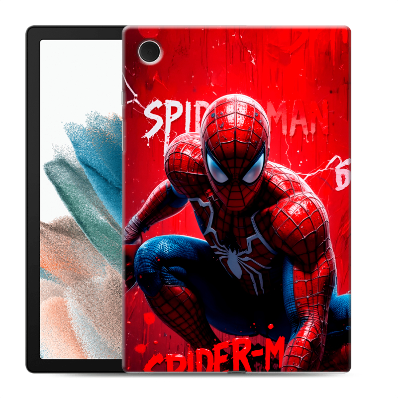 Силиконовый чехол на Samsung Galaxy Tab A8 10.5 (2021) с принтом Spiderman Человек паук Силиконовый чехол на Samsung Galaxy Tab A8 10.5 (2021) с принтом Spiderman Человек паук
