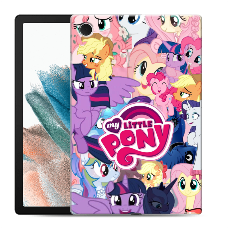 Силиконовый чехол на Samsung Galaxy Tab A8 10.5 (2021) с принтом My little pony Дружба чудо Силиконовый чехол на Samsung Galaxy Tab A8 10.5 (2021) с принтом My little pony Дружба чудо