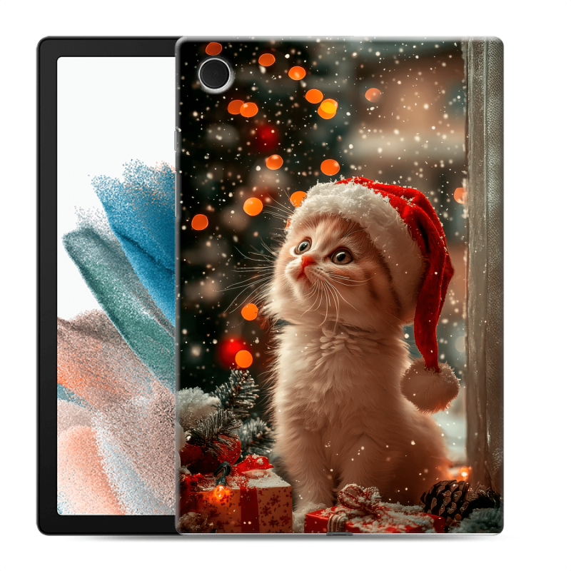 Силиконовый чехол на Samsung Galaxy Tab A8 10.5 (2021) с принтом Новый год Силиконовый чехол на Samsung Galaxy Tab A8 10.5 (2021) с принтом Новый год