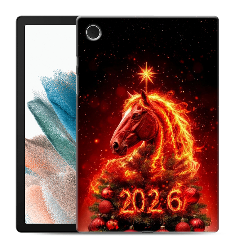 Силиконовый чехол на Samsung Galaxy Tab A8 10.5 (2021) с принтом Новый год Силиконовый чехол на Samsung Galaxy Tab A8 10.5 (2021) с принтом Новый год