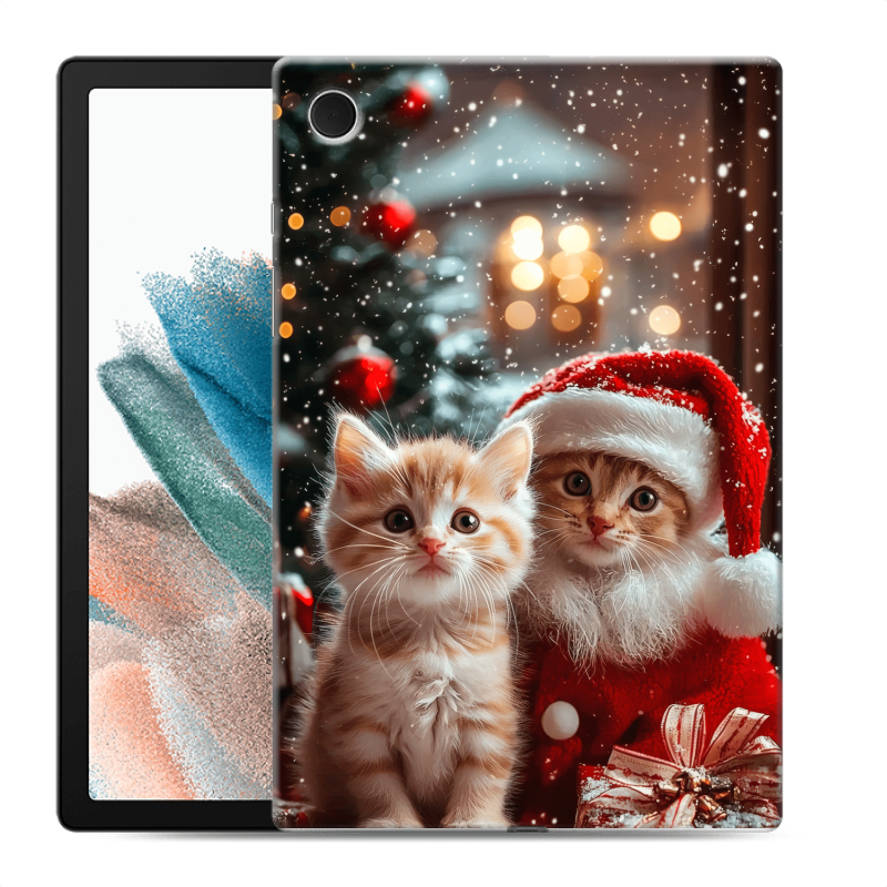 Силиконовый чехол на Samsung Galaxy Tab A8 10.5 (2021) с принтом Новый год Силиконовый чехол на Samsung Galaxy Tab A8 10.5 (2021) с принтом Новый год