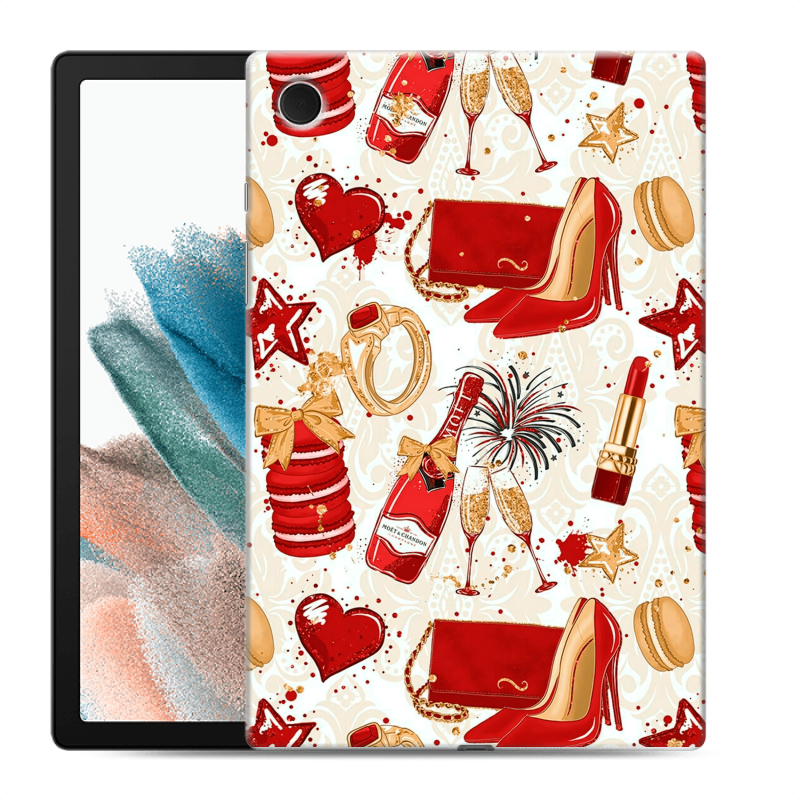 Силиконовый чехол на Samsung Galaxy Tab A8 10.5 (2021) с принтом Новый год Силиконовый чехол на Samsung Galaxy Tab A8 10.5 (2021) с принтом Новый год