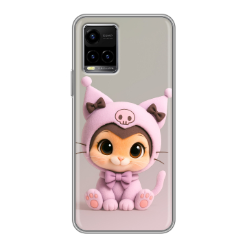 Силиконовый чехол на Vivo Y33s с принтом Куроми Kuromi 