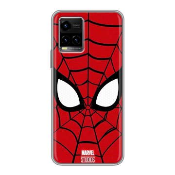 Силиконовый чехол на Vivo Y33s с принтом человек паук spiderman Силиконовый чехол на Vivo Y33s с принтом человек паук spiderman