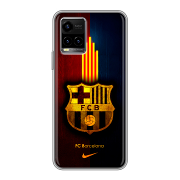 Силиконовый чехол на Vivo Y33s с принтом Барселона Barcelona Силиконовый чехол на Vivo Y33s с принтом Барселона Barcelona
