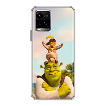 Силиконовый чехол на Vivo Y33s с принтом Шрек Shrek Силиконовый чехол на Vivo Y33s с принтом Шрек Shrek