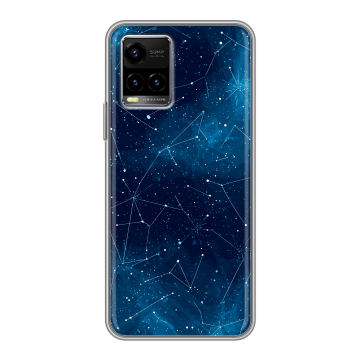 Силиконовый чехол на Vivo Y33s с принтом Космос звезды Силиконовый чехол на Vivo Y33s с принтом Космос звезды