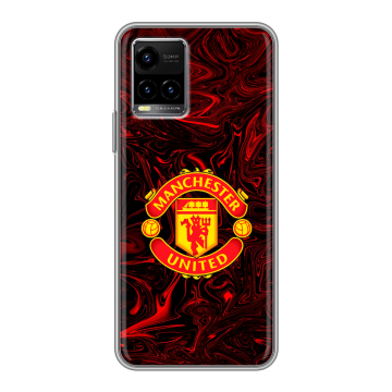 Силиконовый чехол на Vivo Y33s с принтом Manchester United Силиконовый чехол на Vivo Y33s с принтом Manchester United