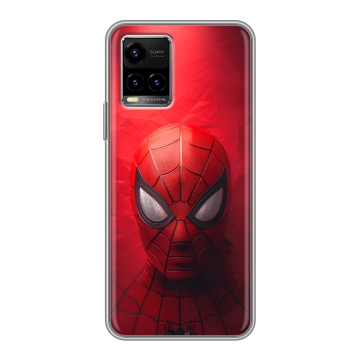 Силиконовый чехол на Vivo Y33s с принтом Spiderman Человек паук