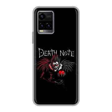 Силиконовый чехол на Vivo Y33s с принтом Death note Тетрадь смерти