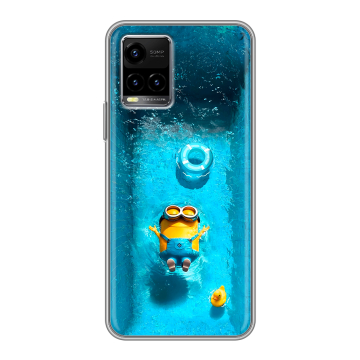 Силиконовый чехол на Vivo Y33s с принтом Миньоны Силиконовый чехол на Vivo Y33s с принтом Миньоны