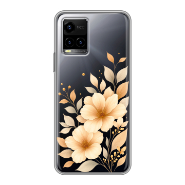 Силиконовый чехол на Vivo Y33s с принтом для девушки Силиконовый чехол на Vivo Y33s с принтом для девушки