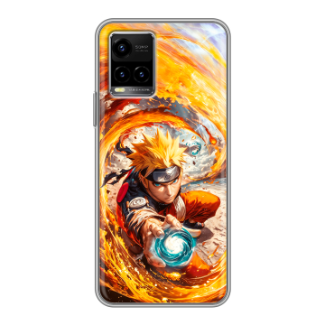 Силиконовый чехол на Vivo Y33s с принтом Аниме Наруто Naruto