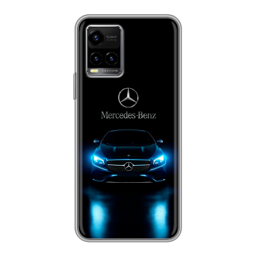 Силиконовый чехол на Vivo Y33s с принтом Mercedes Мерседес Силиконовый чехол на Vivo Y33s с принтом Mercedes Мерседес