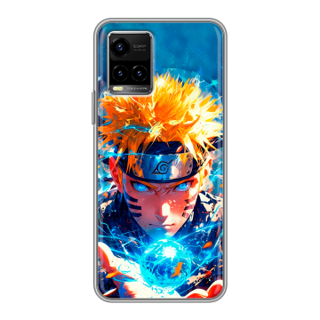 Силиконовый чехол на Vivo Y33s с принтом Аниме Наруто Naruto