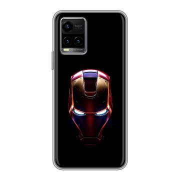 Силиконовый чехол на Vivo Y33s с принтом IronMan Железный человек