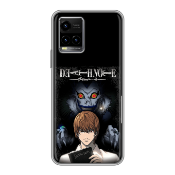 Силиконовый чехол на Vivo Y33s с принтом Death note Тетрадь смерти Силиконовый чехол на Vivo Y33s с принтом Death note Тетрадь смерти