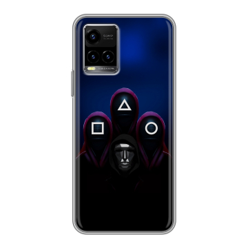 Силиконовый чехол на Vivo Y33s с принтом Игра Кальмара Силиконовый чехол на Vivo Y33s с принтом Игра Кальмара